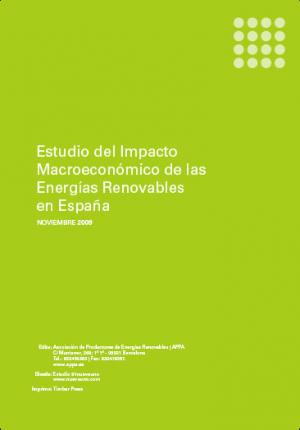 Estudio del Impacto Macroeconómico de las Energías Renovables en España