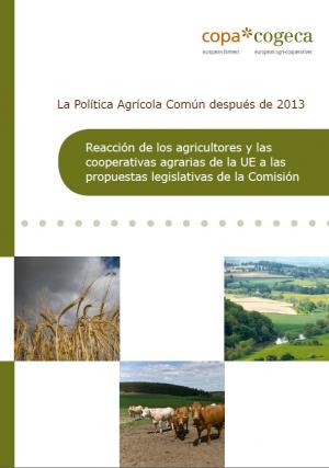 La Política Agrícola Común después de 2013