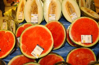 El melón y la sandía son las frutas mas consumidas en los hogares españoles durante el verano