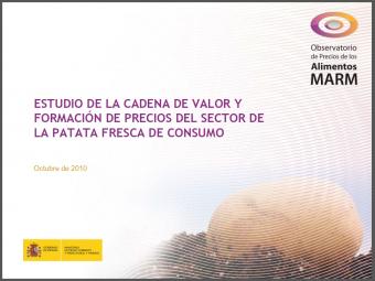 Estudio de la cadena de valor y formación de precios del sector de la patata fresca de consumo