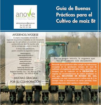 Guía de buenas prácticas para el cultivo de maíz Bt