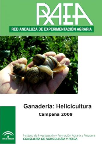 Ganadería: Helicicultura. Campaña 2008